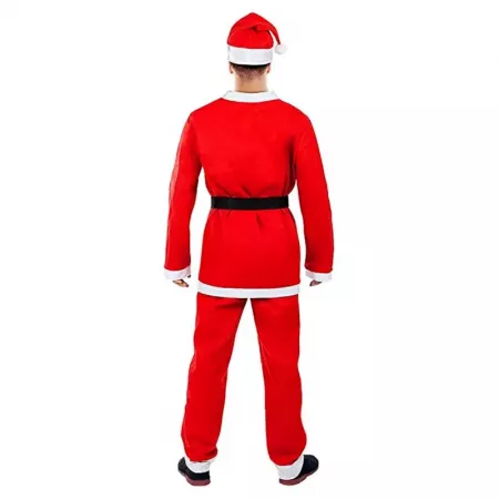 Disfraz Papá Noel Adulto 14+ Completo en Poliéster Navidad Disfraz Papá Noel Adulto 14+ Completo en Poliéster Navidad