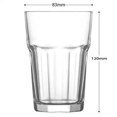 Pack 6 Vasos Cristal Aras 365 ml | Resistentes y Aptos lavavajillas Pack 6 Vasos Cristal Aras 365 ml | Resistentes y Aptos lavavajillas