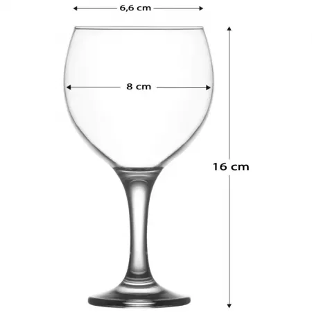 Set 6 Copas Misket 260 ml Cristal Elegantes y Aptas Lavavajillas Set 6 Copas Misket 260 ml Cristal Elegantes y Aptas Lavavajillas