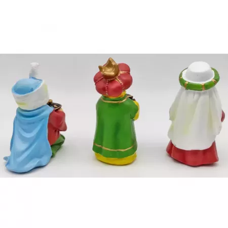 Set 3 Reyes Magos Naïf para Belén Navidad, pintados a mano Set 3 Reyes Magos Naïf para Belén Navidad, pintados a mano