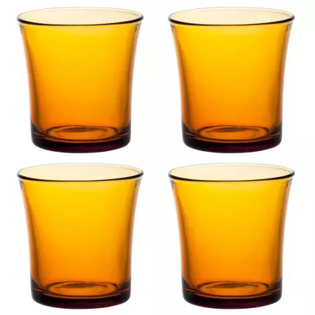Pack 4 Vasos Lys Ámbar 16 cl | Cristal Templado Francia Pack 4 Vasos Lys Ámbar 16 cl | Cristal Templado Francia