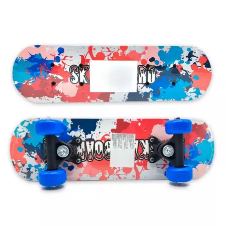 Skateboard Madera 9"x42,5 cm Ruedas 50mm Resistente Compacto Skateboard Madera 9"x42,5 cm Ruedas 50mm Resistente Compacto