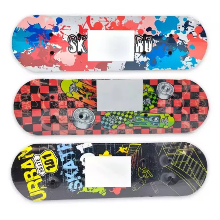 Skateboard Madera 9"x42,5 cm Ruedas 50mm Resistente Compacto Skateboard Madera 9"x42,5 cm Ruedas 50mm Resistente Compacto