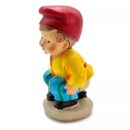 Figura Caganer Catalán Naïf pintada a mano, 9 cm multicolor Figura Caganer Catalán Naïf pintada a mano, 9 cm multicolor