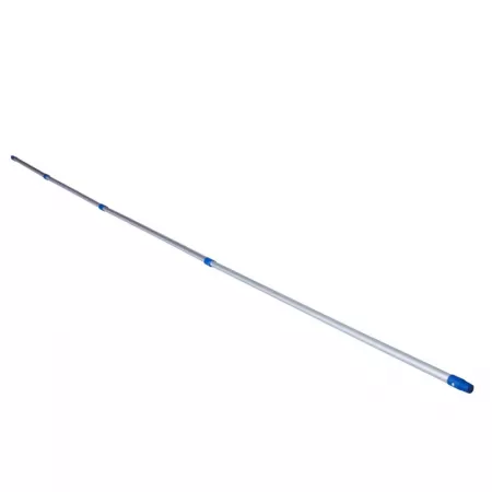 Palo Extensible 5m para Limpieza, Aluminio Blanco/Azul Palo Extensible 5m para Limpieza, Aluminio Blanco/Azul