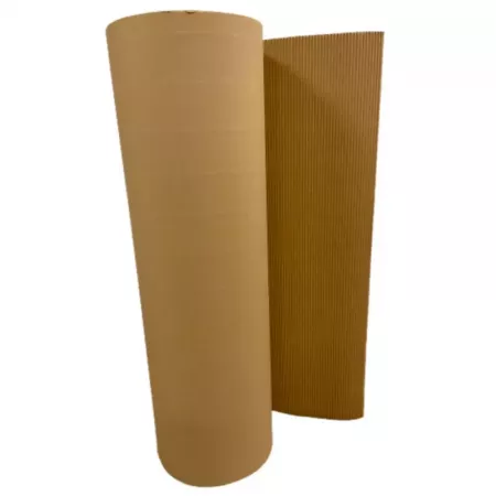 Rollo Cartón Corrugado 90x5m, Resistente para Bricolaje Rollo Cartón Corrugado 90x5m, Resistente para Bricolaje