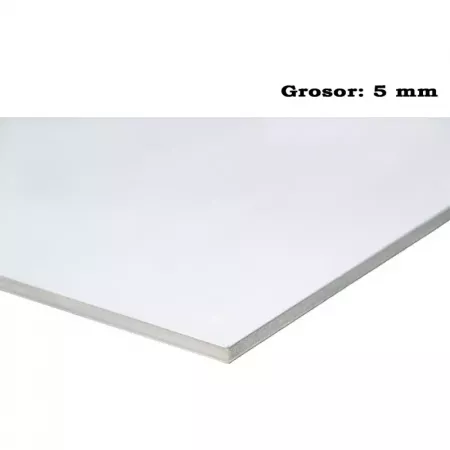 Cartón Pluma 50x70 cm Blanco 5 mm – Ligero y Resistente Cartón Pluma 50x70 cm Blanco 5 mm – Ligero y Resistente