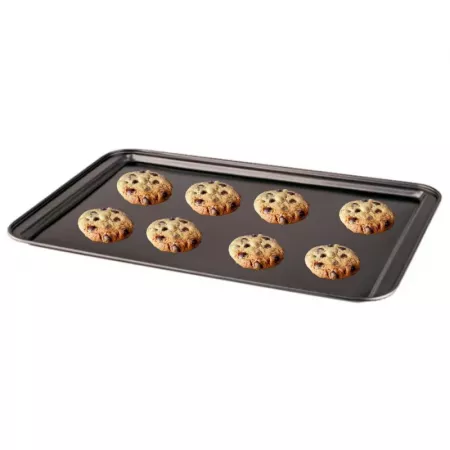 Bandeja para galletas antiadherente 43x29 cm, apta lavavajillas Bandeja para galletas antiadherente 43x29 cm, apta lavavajillas
