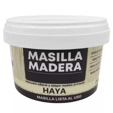 Masilla para madera de haya 250 g, secado rápido y fácil uso Masilla para madera de haya 250 g, secado rápido y fácil uso