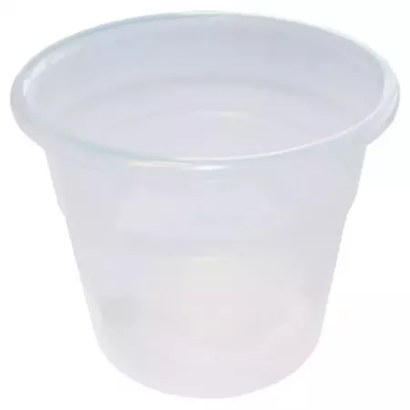 Maceta transparente redonda 17,5x13,5 cm resistente Maceta transparente redonda 17,5x13,5 cm resistente