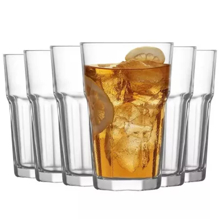 Pack 6 Vasos Cristal Aras 300 ml Lavavajillas Diseño Facetado Pack 6 Vasos Cristal Aras 300 ml Lavavajillas Diseño Facetado