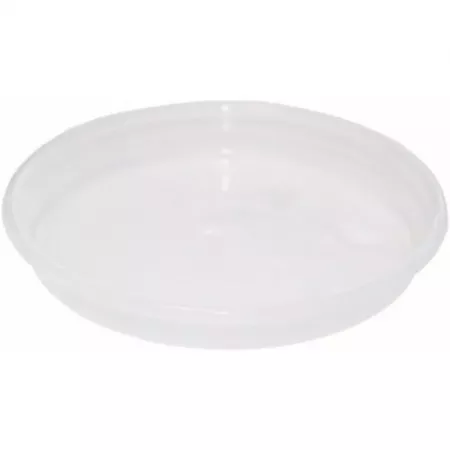 Plato plástico transparente para maceta Ø16 cm resistente Plato plástico transparente para maceta Ø16 cm resistente