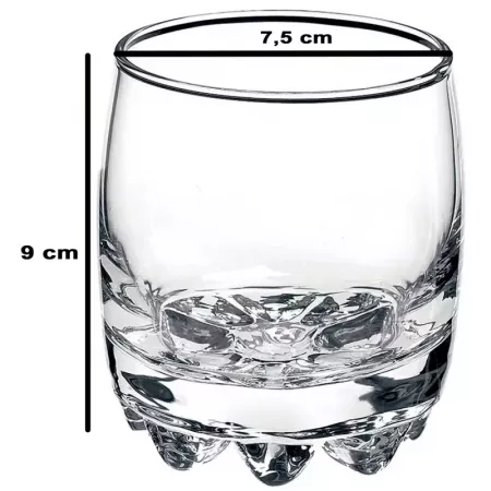 Pack 3 Vasos de Cristal Galassia 30 cl, Elegantes y Resistentes Pack 3 Vasos de Cristal Galassia 30 cl, Elegantes y Resistentes
