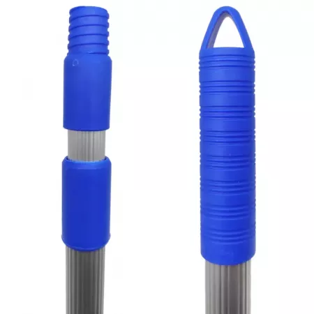 Palo Telescópico 107,5-200 cm Aluminio Resistente Azul-Gris Palo Telescópico 107,5-200 cm Aluminio Resistente Azul-Gris