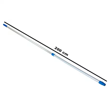 Palo Telescópico 107,5-200 cm Aluminio Resistente Azul-Gris Palo Telescópico 107,5-200 cm Aluminio Resistente Azul-Gris