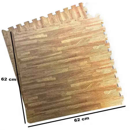 Baldosas Goma EVA Madera 62x62 cm - Pack 4 Antideslizante Baldosas Goma EVA Madera 62x62 cm - Pack 4 Antideslizante