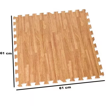 Baldosas Goma EVA Madera 62x62 cm - Pack 4 Antideslizante Baldosas Goma EVA Madera 62x62 cm - Pack 4 Antideslizante