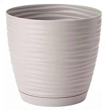 Maceta Sahara con Drenaje Ø19 cm – Plástico Resistente y Color Aleatorio Maceta Sahara con Drenaje Ø19 cm – Plástico Resistente y Color Aleatorio
