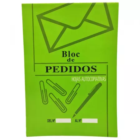Bloc de Pedidos Autocopiativo Calidad Premium 20,7x14,5 cm Bloc de Pedidos Autocopiativo Calidad Premium 20,7x14,5 cm