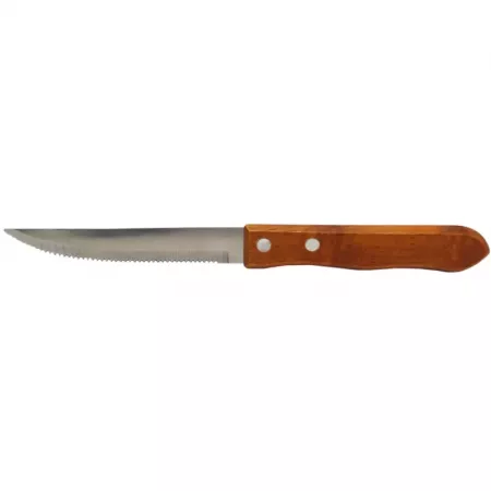 Cuchillo Sierra Carne 20,5 cm Acero Inoxidable Mango Madera Cuchillo Sierra Carne 20,5 cm Acero Inoxidable Mango Madera