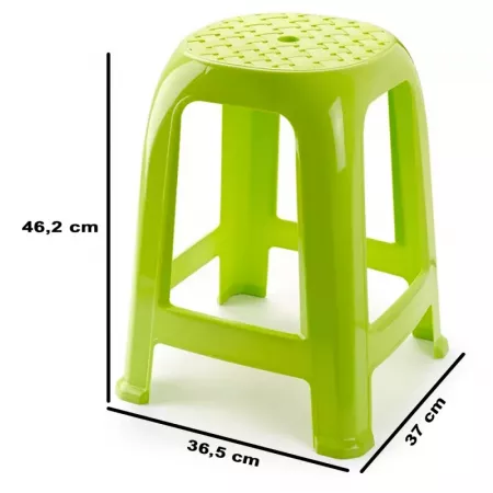 Taburete Multiusos Verde Pistacho – Ligero y Resistente Taburete Multiusos Verde Pistacho – Ligero y Resistente