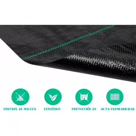 Malla Antihierbas 1x10m Transpirable, Duradera y UV Malla Antihierbas 1x10m Transpirable, Duradera y UV