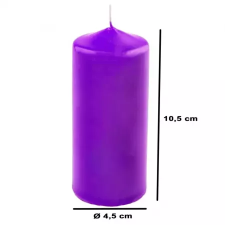 Vela Taco Lavanda Spa 25h | Aroma Lila y Cera Premium Vela Taco Lavanda Spa 25h | Aroma Lila y Cera Premium