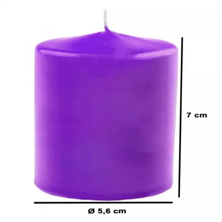 Vela Perfumada Lavanda 24h - Aroma Relajante, 7x5,6 cm Vela Perfumada Lavanda 24h - Aroma Relajante, 7x5,6 cm
