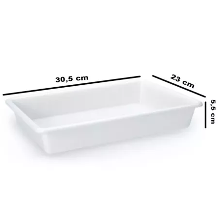 Bandeja 2,5L Blanco PP, Lavavajillas y Congelador, España Bandeja 2,5L Blanco PP, Lavavajillas y Congelador, España