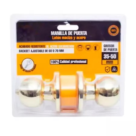 Manilla de Puerta con Llaves Latón y Acero - Calidad Pro Manilla de Puerta con Llaves Latón y Acero - Calidad Pro