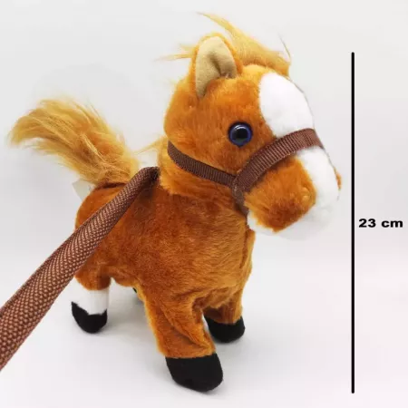 Caballo de Peluche Andarín y Relinchador con Pila Incluida Caballo de Peluche Andarín y Relinchador con Pila Incluida