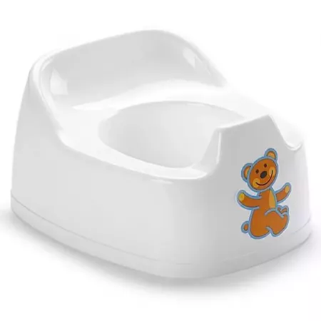 Orinal Infantil Portátil Blanco, Resistente y Fácil de Limpiar Orinal Infantil Portátil Blanco, Resistente y Fácil de Limpiar