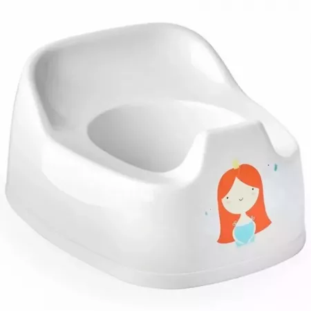 Orinal Infantil Portátil Blanco, Resistente y Fácil de Limpiar Orinal Infantil Portátil Blanco, Resistente y Fácil de Limpiar