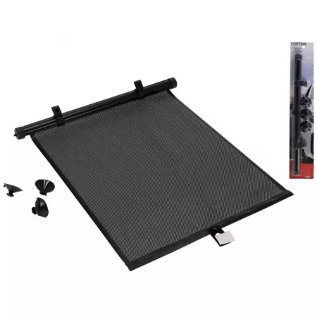 Parasol enrollable ajustable para ventanilla de coche negro Parasol enrollable ajustable para ventanilla de coche negro