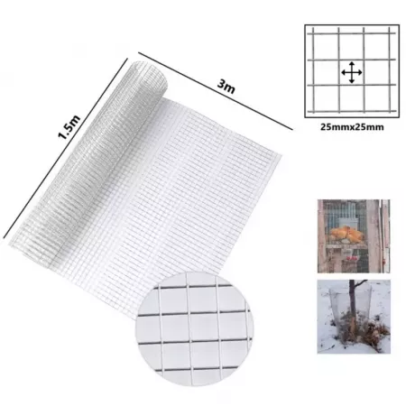 Malla Galvanizada Gris 1,5x3m – Resistente y Versátil jardín Malla Galvanizada Gris 1,5x3m – Resistente y Versátil jardín