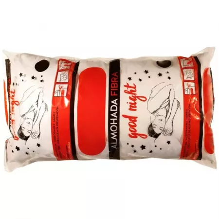 Almohada antialérgica 40x75 cm | Fibra hueca 100% poliéster Almohada antialérgica 40x75 cm | Fibra hueca 100% poliéster