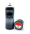 Tradineur - Bote de Pintura en Spray - Fabricado en España - Ideal para cualquier superficie, Madera, Metal, Cartón, Piedra o Cerámica - Capacidad de 200 ML - Rojo Bermellón