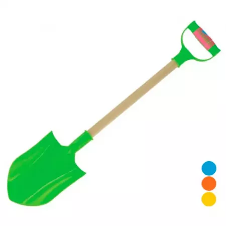Pala de Playa Infantil Resistente con Mango de Madera – Colores Variados Pala de Playa Infantil Resistente con Mango de Madera – Colores Variados