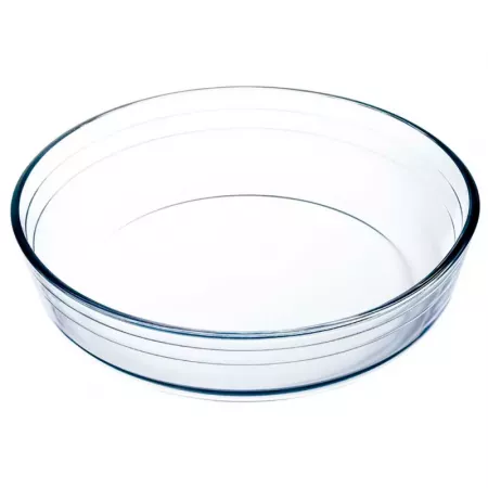 Molde redondo vidrio borosilicato 1,5 L, resistente horno Molde redondo vidrio borosilicato 1,5 L, resistente horno