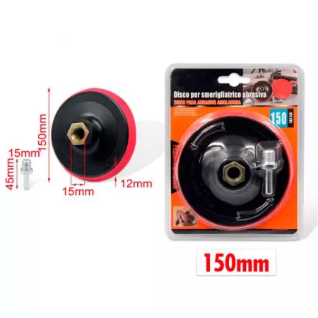 Disco Lijado y Pulido 150 mm 8500 RPM para Amoladoras Disco Lijado y Pulido 150 mm 8500 RPM para Amoladoras