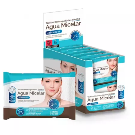 Toallitas Desmaquillantes Micelares Hipoalergénicas 20 Uds Toallitas Desmaquillantes Micelares Hipoalergénicas 20 Uds