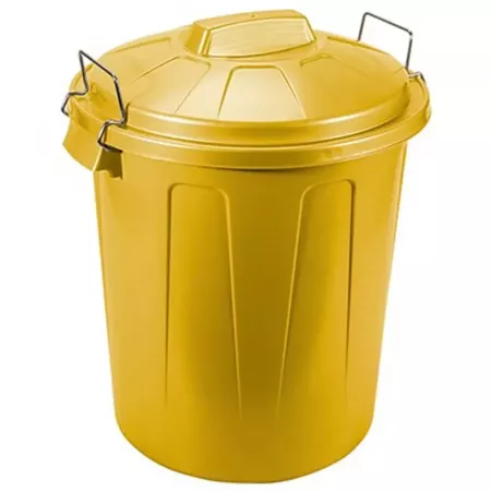 Cubo de basura 7L con asas y cierres metálicos, colores vivos Cubo de basura 7L con asas y cierres metálicos, colores vivos