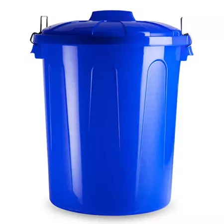 Cubo de basura azul 31L con asas y cierre, sin BPA Cubo de basura azul 31L con asas y cierre, sin BPA