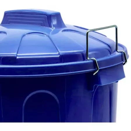 Cubo de basura azul 31L con asas y cierre, sin BPA Cubo de basura azul 31L con asas y cierre, sin BPA