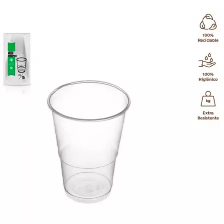 Pack 15 Vasos Plástico 350ml Reutilizables y Resistentes Pack 15 Vasos Plástico 350ml Reutilizables y Resistentes