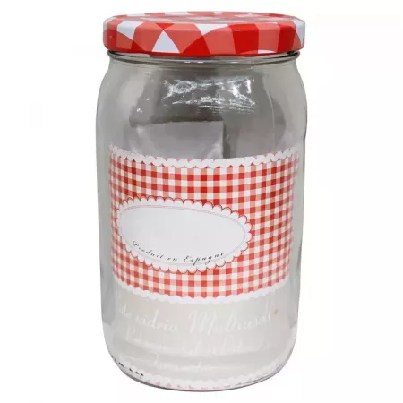 Bote de vidrio 2L con tapa rosca, apto alimentos y lavavajillas Bote de vidrio 2L con tapa rosca, apto alimentos y lavavajillas