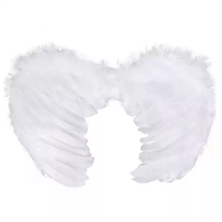 Alas de Plumas Blancas 45x35 cm para Ángel o Hada Alas de Plumas Blancas 45x35 cm para Ángel o Hada