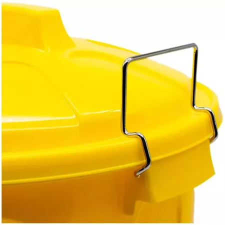 Cubo de basura 31L amarillo, asas y cierres metálicos BPA free Cubo de basura 31L amarillo, asas y cierres metálicos BPA free