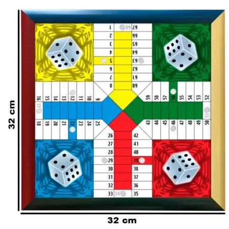 Tablero de Parchís MDF 4 Jugadores – Calidad y Resistencia Tablero de Parchís MDF 4 Jugadores – Calidad y Resistencia