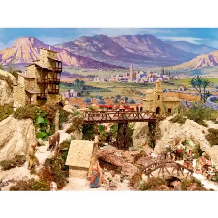 Rollo Papel Paisaje Belén 120x65 cm Realista y Resistente Rollo Papel Paisaje Belén 120x65 cm Realista y Resistente